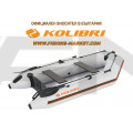 KOLIBRI - Надуваема моторна лодка с твърдо дъно KM-280 SC Standard - светло сив